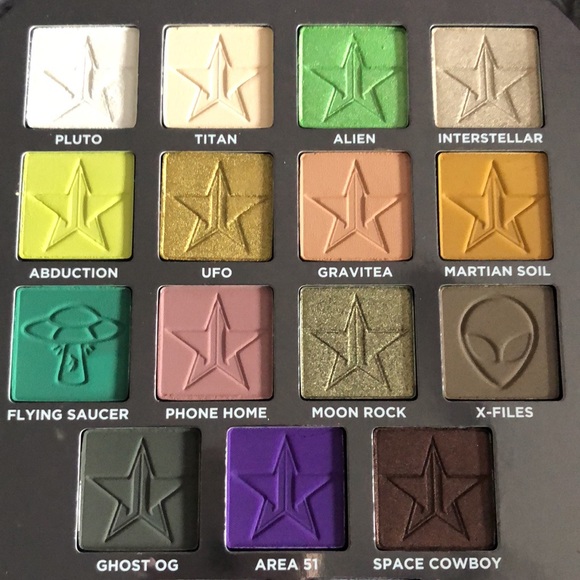 Discontinued Jeffree Star Alien Palette